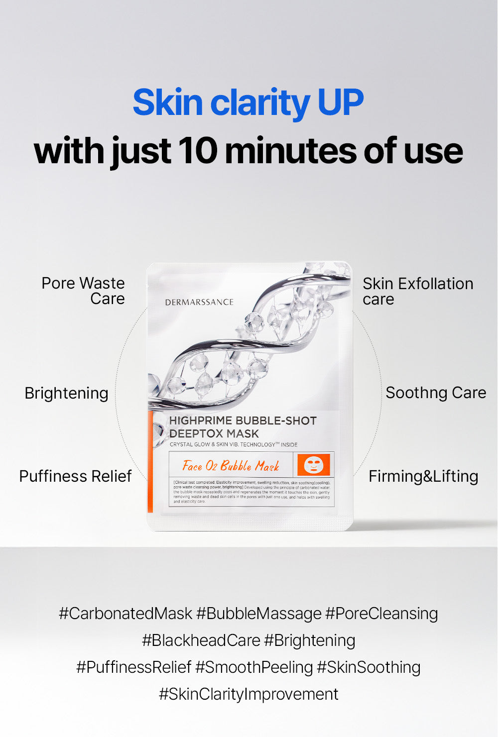 Dermarrsance Highprime Bubble-Shot Deeptox Mask