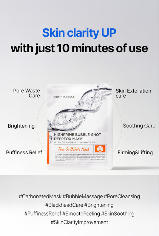 Dermarrsance Highprime Bubble-Shot Deeptox Mask