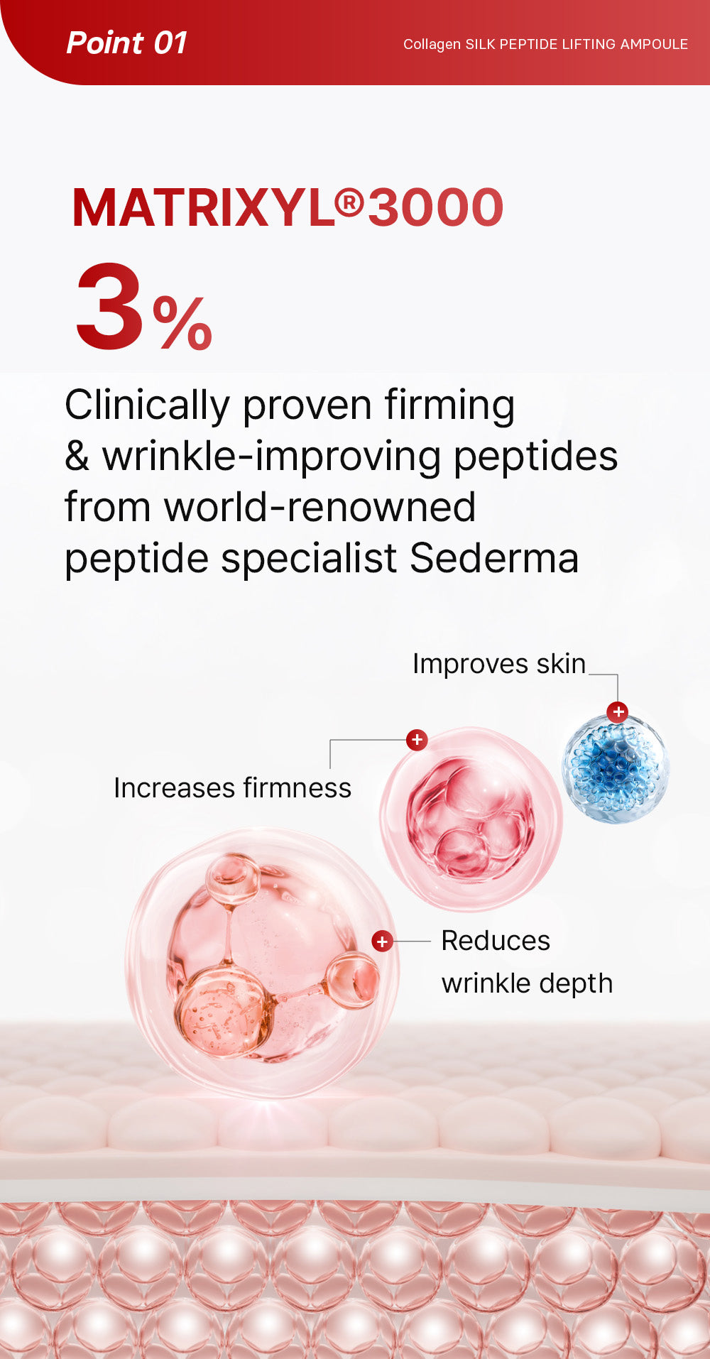 Dermarssance collagen silk peptide lifting ampule