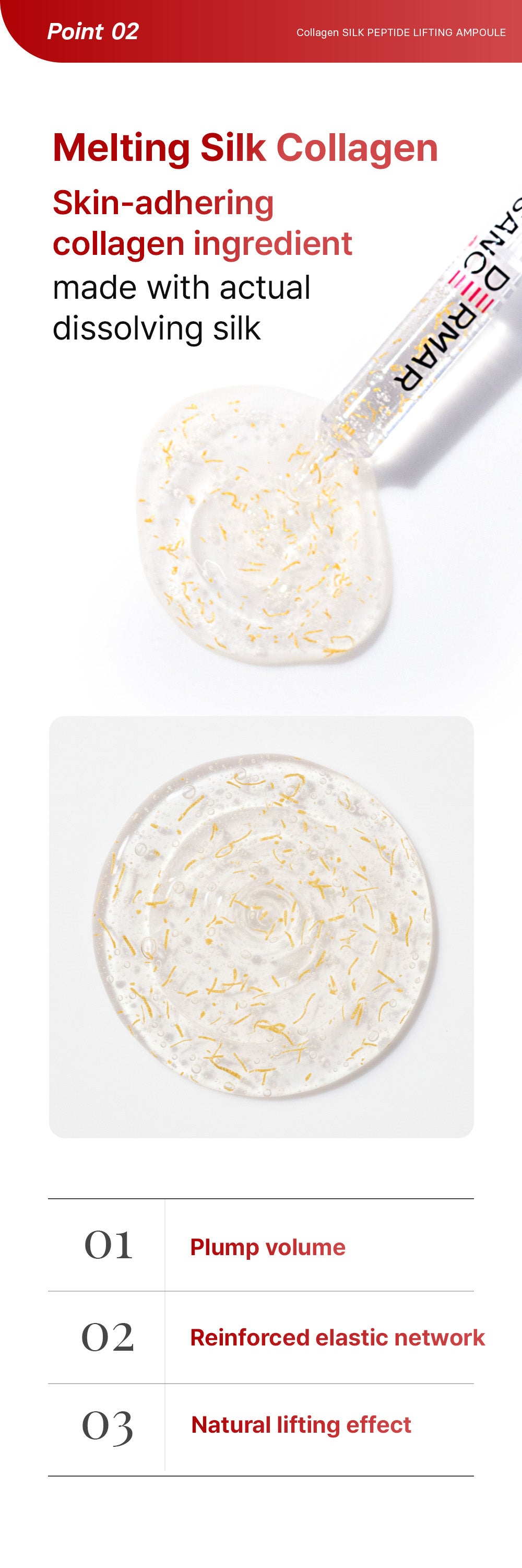 Dermarssance collagen silk peptide lifting ampule